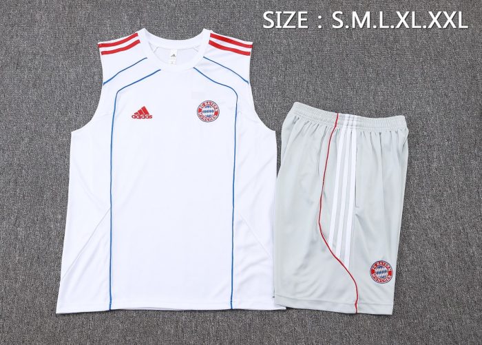 Bayern Munich 25/26 White Retro Vest (Color Trim) - 图片 2