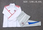 Bayern Munich White Retro Edition Long Zip Jacket - 图片 2