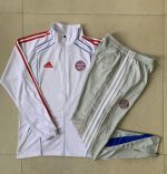 Bayern Munich White Retro Edition Long Zip Jacket - 图片 9
