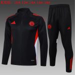 Bayern Munich Black Children's Long Zipper Jacket
