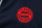 Bayern Munich 21/22 Champions League Blue Long Zip Jacket with Hood - 图片 6
