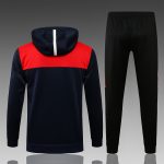 Bayern Munich 21/22 Champions League Blue Long Zip Jacket with Hood - 图片 8