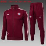 Bayern Munich Deep Maroon Retro Kids Jersey - 图片 2
