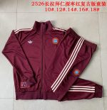 Bayern Munich Deep Maroon Retro Kids Jersey - 图片 3