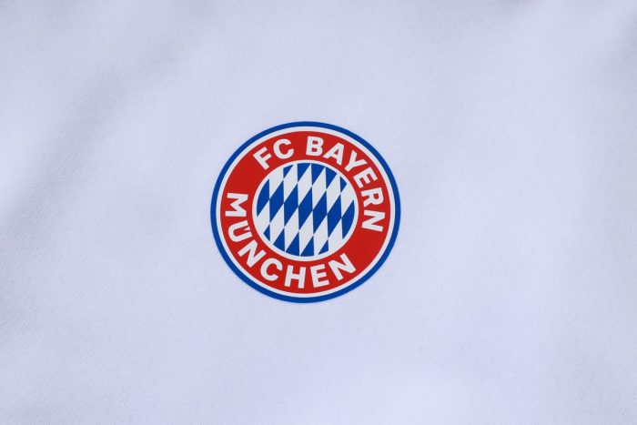 Bayern Munich White Long Zip Jacket with Hood - 图片 6