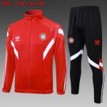 Bayern Munich 24/25 Long Zip Jacket Red (Adidas Three Stripes)