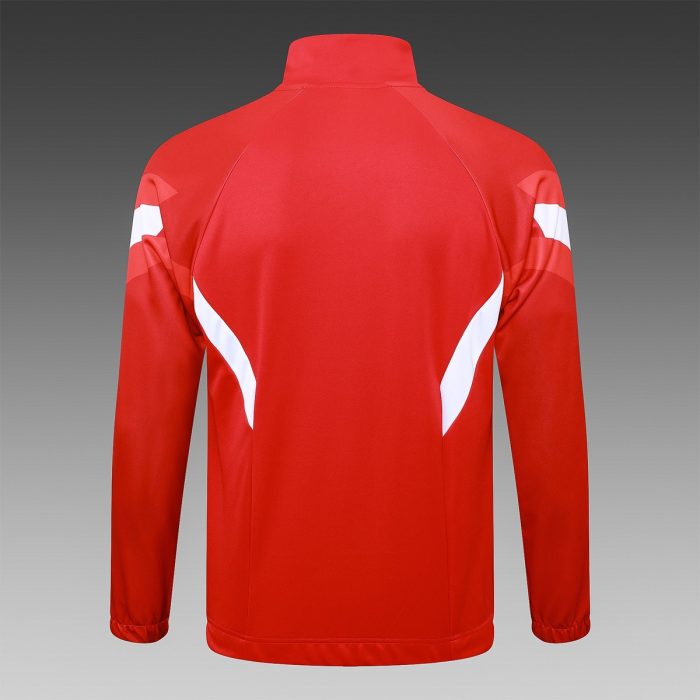 Bayern Munich 24/25 Long Zip Jacket Red (Adidas Three Stripes) - 图片 3
