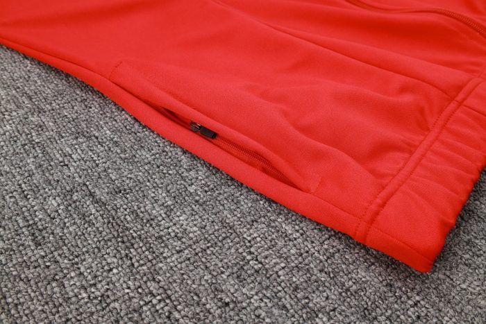 Bayern Munich 24/25 Long Zip Jacket Red (Adidas Three Stripes) - 图片 6