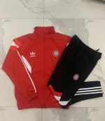Bayern Munich 24/25 Long Zip Jacket Red (Adidas Three Stripes) - 图片 9
