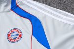 Bayern Munich Retro Edition Light Gray Long Zip Jacket - 图片 6