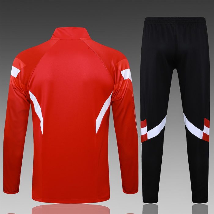 Bayern Munich 24/25 Half-Zip Jacket Red (Adidas Three Stripes) - 图片 2
