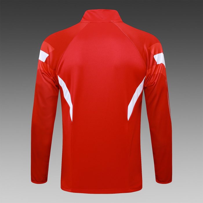 Bayern Munich 24/25 Half-Zip Jacket Red (Adidas Three Stripes) - 图片 3