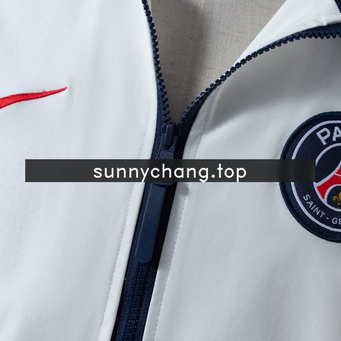 PSG 25/26 Windbreaker - White - 图片 6