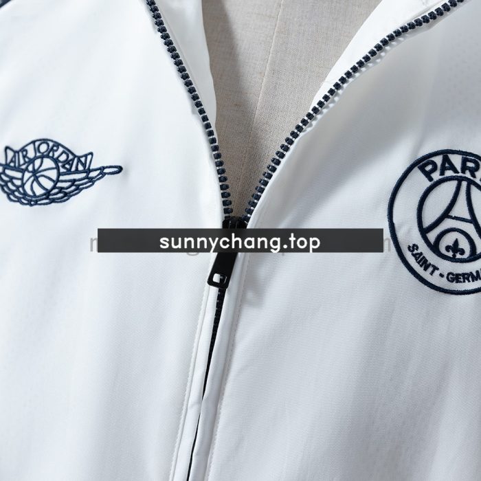 PSG Collaboration Windbreaker - White - 图片 6