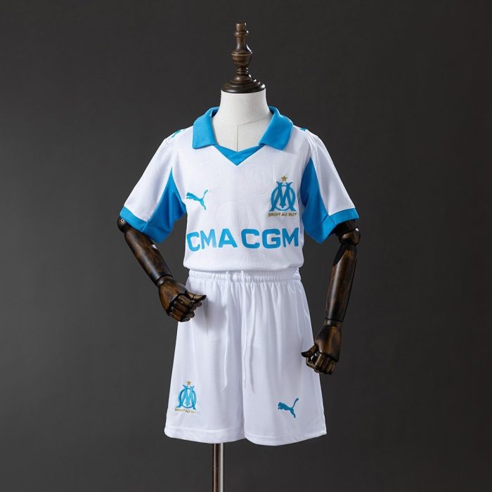 Olympique de Marseille 25/26 Home Kids Jersey - 图片 9