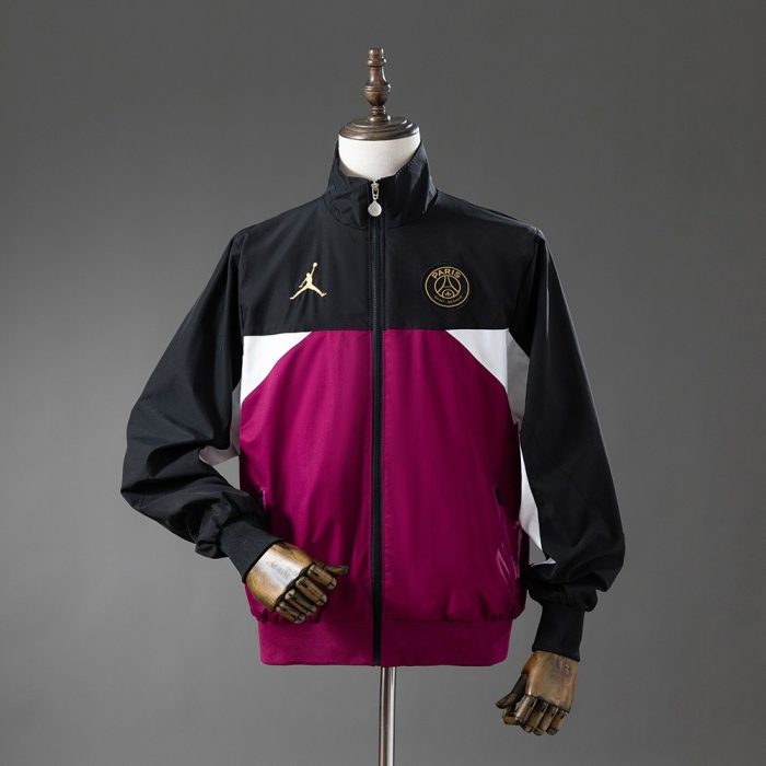 PSG Collaboration Windbreaker - Black & Psychedelic Purple - 图片 2