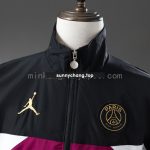 PSG Collaboration Windbreaker - Black & Psychedelic Purple - 图片 9