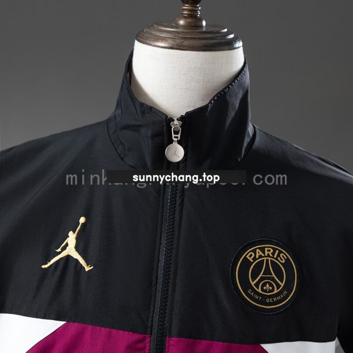 PSG Collaboration Windbreaker - Black & Psychedelic Purple - 图片 9