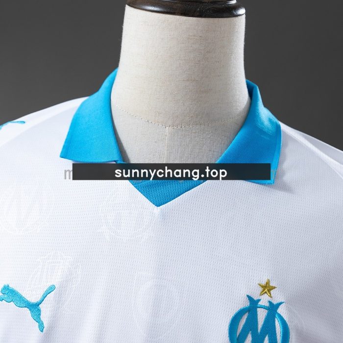 Olympique de Marseille 2025/2026 Home Long-sleeved Jersey - 图片 9