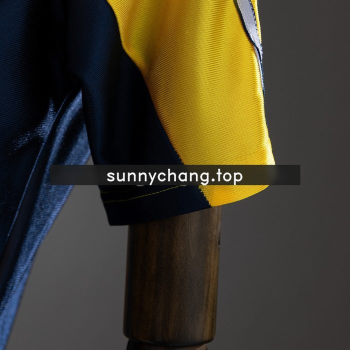 Olympique de Marseille 1998-1999 Away Yellow Retro Jersey - 图片 2