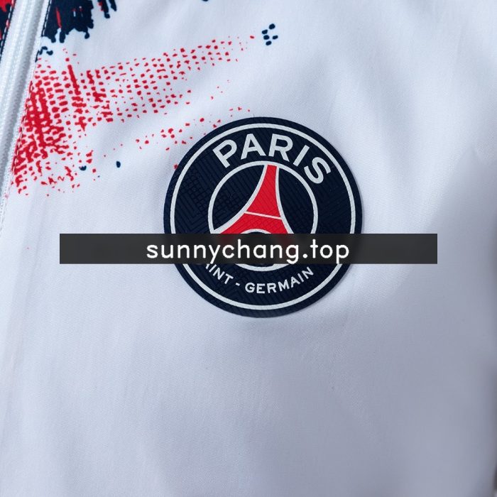 PSG Reversible Jacket Windbreaker - White & Brown - 图片 8