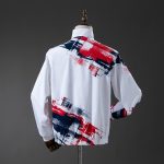 PSG Reversible Jacket Windbreaker - White & Brown - 图片 9