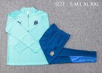 Olympique de Marseille 23-24 Half-Zip Jacket Lake Blue - 图片 2