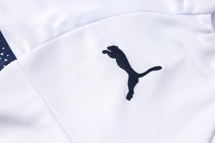 Olympique de Marseille 22/23 White Half-Zip Jacket - 图片 6