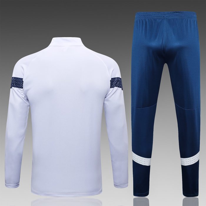 Olympique de Marseille 22/23 White Half-Zip Jacket - 图片 7