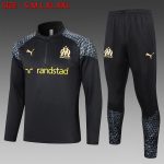 Olympique de Marseille 23-24 Half-Zip Jacket Black