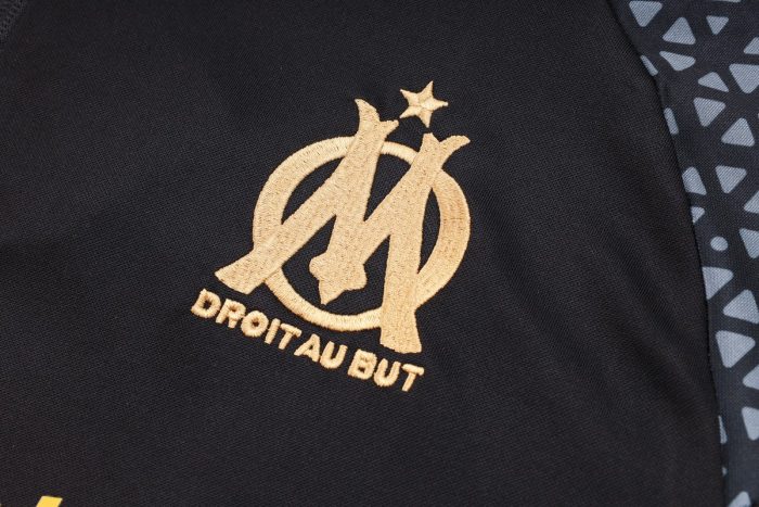 Olympique de Marseille 23-24 Half-Zip Jacket Black - 图片 5