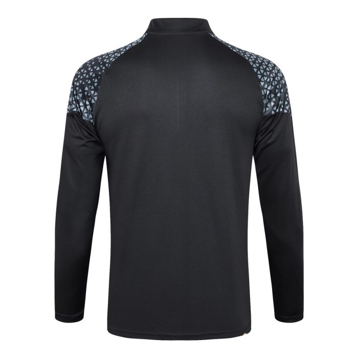 Olympique de Marseille 23-24 Half-Zip Jacket Black - 图片 7
