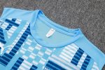 Olympique de Marseille 24-25 Vest Light Blue Spray Print - 图片 5