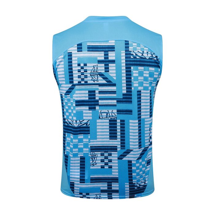 Olympique de Marseille 24-25 Vest Light Blue Spray Print - 图片 6