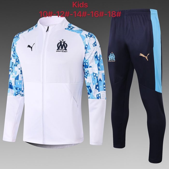 2021 Olympique de Marseille White Kids - 图片 2