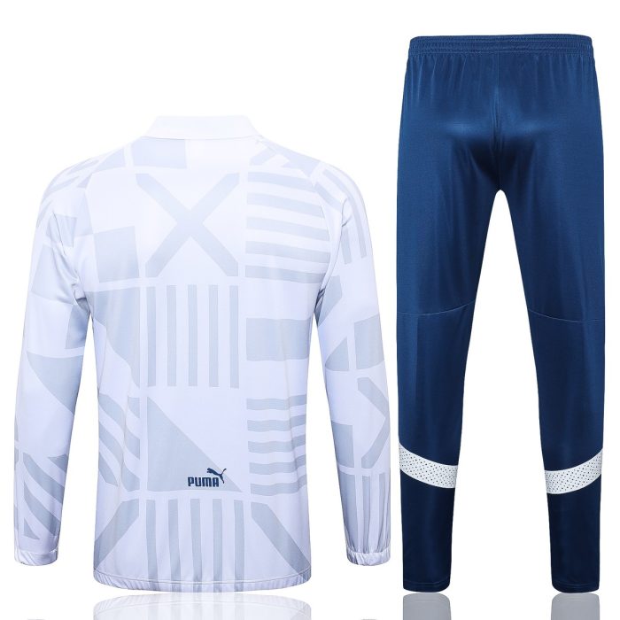 Olympique de Marseille 22/23 White Full Body Spray Training Suit - 图片 7