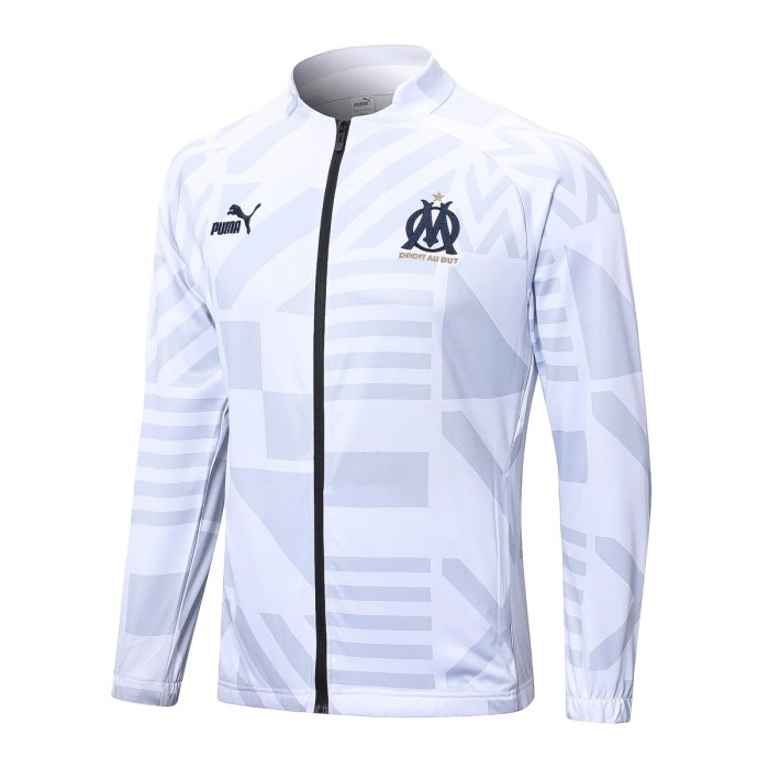 Olympique de Marseille 22/23 White Full Body Spray Training Suit - 图片 8