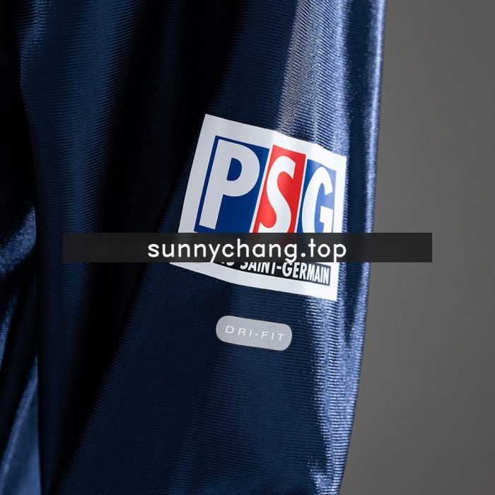 PSG 2001/2002 Home Long Sleeve Retro Jersey - 图片 3