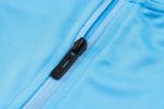 Olympique de Marseille 23-24 Half-Zip Jacket Sky Blue with White-Blue Shoulders - 图片 6