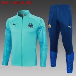 Olympique de Marseille 23-24 Long Sleeve Training Jersey Blue