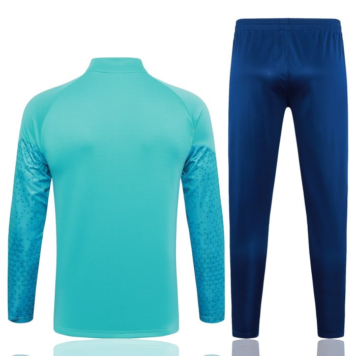 Olympique de Marseille 23-24 Long Sleeve Training Jersey Blue - 图片 7