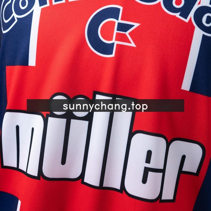 PSG 1991/92 Home Retro Jersey - 图片 5