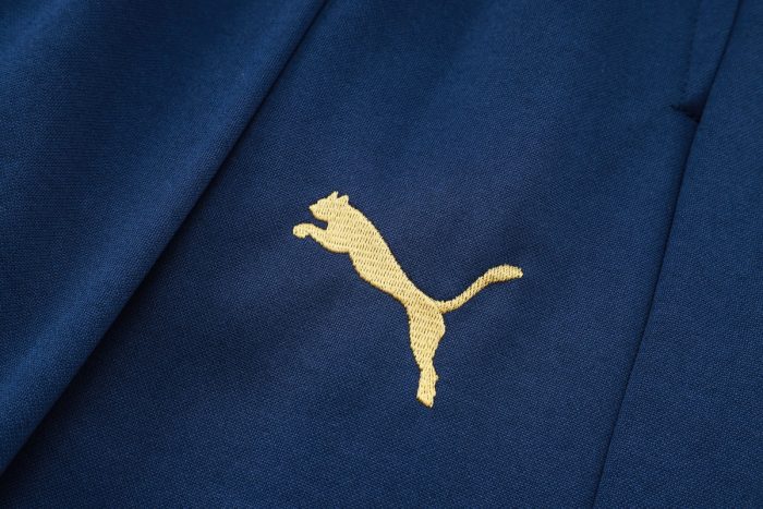 Olympique de Marseille 23-24 Half-Zip Jacket Navy Blue - 图片 3