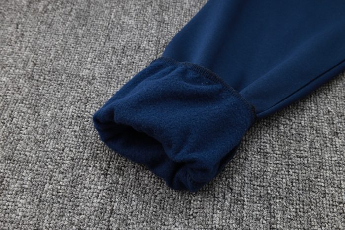 Olympique de Marseille 23-24 Half-Zip Jacket Navy Blue - 图片 5