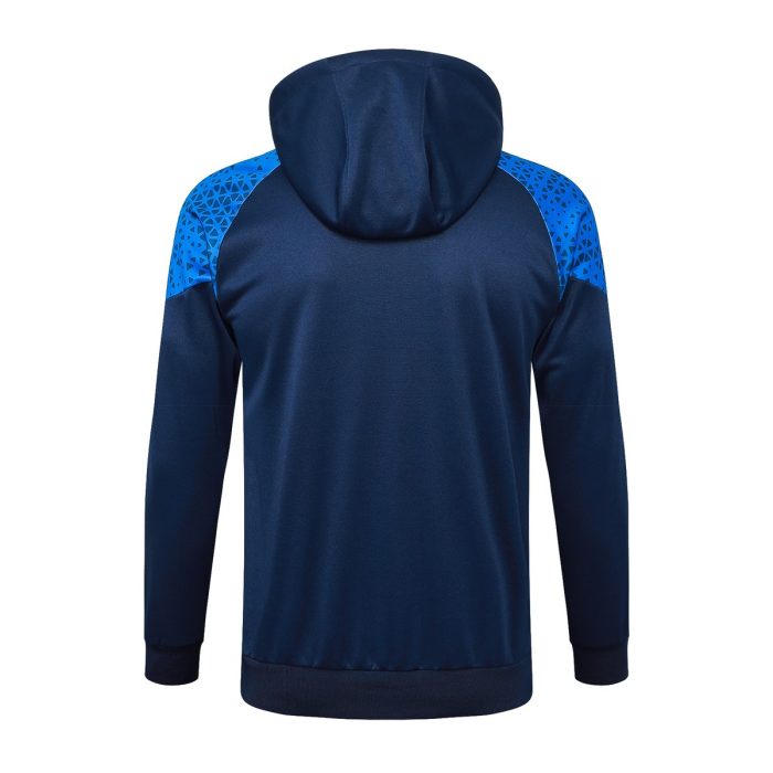 Olympique de Marseille 23-24 Half-Zip Jacket Navy Blue - 图片 8