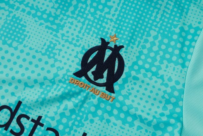 Olympique de Marseille 23-24 Light Green Short Sleeve Training Shirt - 图片 5