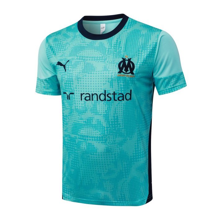 Olympique de Marseille 23-24 Light Green Short Sleeve Training Shirt - 图片 8