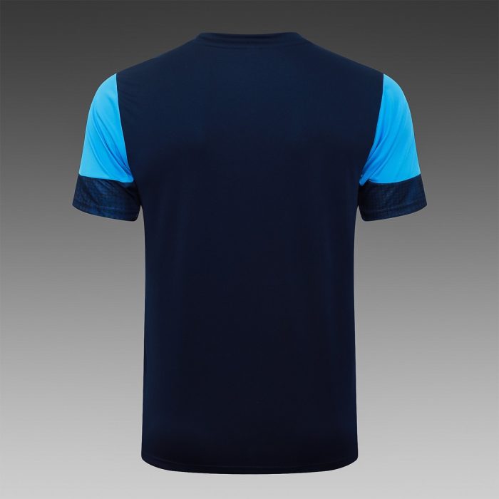 Olympique de Marseille 23-24 Short Sleeve Training Top - Blue - 图片 7