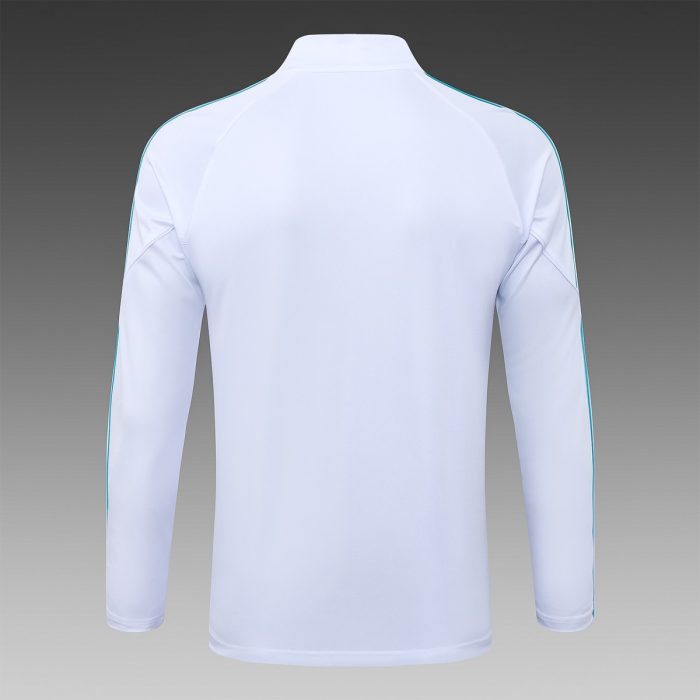 Olympique de Marseille 25/26 Half-Zip Jacket White - 图片 8