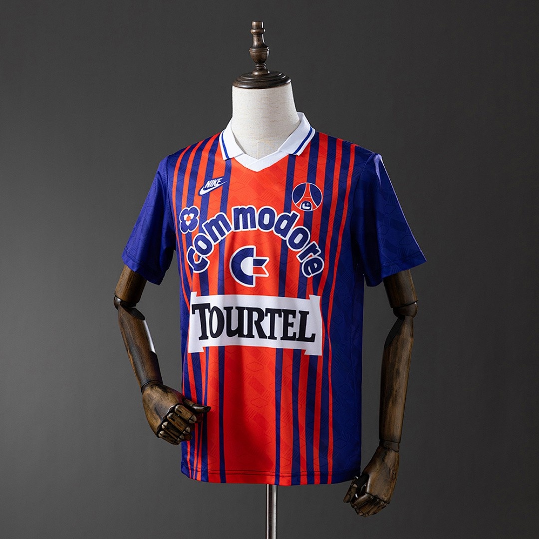 JER-6800_1 PSG 1992/1993 Home Retro Jersey - 图片 1
